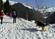 A CA' SAN MARCO (1830 m) dal Ristorante Genzianella (1300 m) pestando neve il 24 febbraio 2021 - FOTOGALLERY"